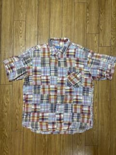 GOODENOUGH グッドイナフ　1996年初期★パッチワーク　シャツ　90s GOODENOUGH グッドイナフ 1996年初期☆パッチワーク シャツ 90s - メルカリ