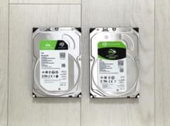 Seagate BarraCuda 4TB HDD 中古／2台セット／状態良好 - メルカリ