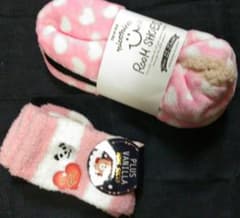『新品・未使用』もこもこソックス＆ぬくぬくルームシューズのサムネイル