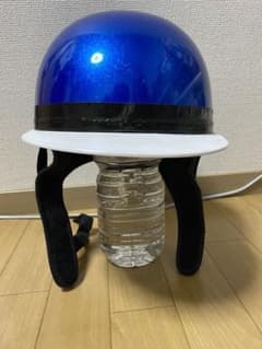コルク半ヘルメット　青ラメのサムネイル