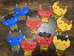 鬼の折り紙キャラクター10体セットのサムネイル