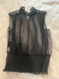 【美品】COCODEAL ブラック ノースリーブのサムネイル
