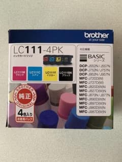 brother LC111-4PK 純正　インクカートリッジ　※ブラックなしのサムネイル