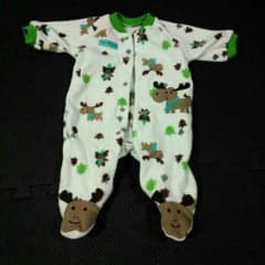 カーターズ☆新品　新生児足つきロンパースのサムネイル