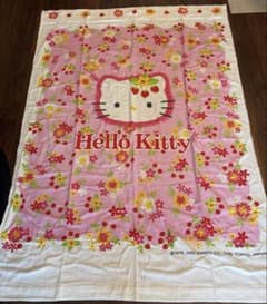ハローキティ 野いちご 大判タオルケット 寝具 未開封 当時物レア希少