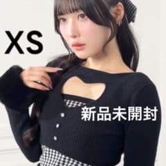 ミシェルマカロン ツイードセットアップ × ハートカットニットトップス ミシェルマカロン ツイードセットアップ × ハートカットニットトップス