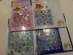 カルピス すみっコぐらし ぷっくりシール短冊 全4種セット リラックマのサムネイル