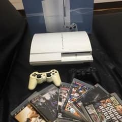 ps3 40gb 本体 コントローラー2個 ソフト6個のサムネイル