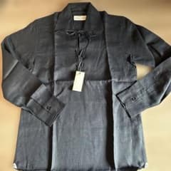 新品未使用⭐︎ マッシモダウグスト　長袖シャツ　S 新品マッシモダウグスト Massimo d'Augusto カプリシャツ 麻S - メルカリ