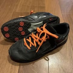 Mizuno スニーカー スピードマッハ　ブラック/オレンジ　22.5センチのサムネイル