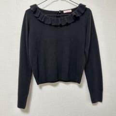 tity&Co. 薄めニット　首もとに小さな襟付きのサムネイル