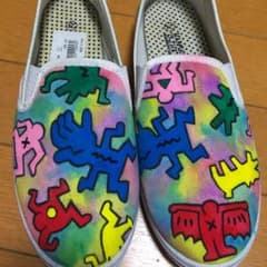キース柄 ペイントスリッポンのサムネイル