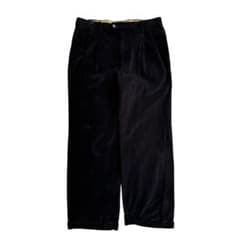 ベルナールザンスニューヨーク コーデュロイパンツ スラックス 裾ダブル ワイド ベルナールザンスニューヨーク コーデュロイパンツ スラックス 裾