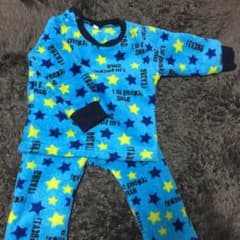 【美品】フリース パジャマ80サイズのサムネイル