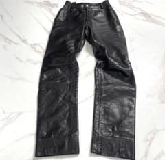 入手困難✨ RRL ダブルアールエル 三つ星 レザーパンツ バイク ブラック RRL】レザーパンツ ブラック - メルカリ