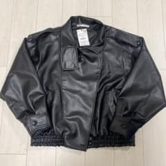 ZARA フェイクレザージャケット Mのサムネイル
