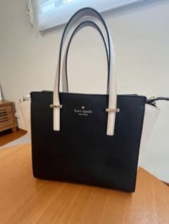 kate spade ショルダーバッグ 黒/白　バイカラーのサムネイル