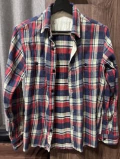 ジャーナルスタンダード　ネルシャツ ネイビー/レッドのサムネイル