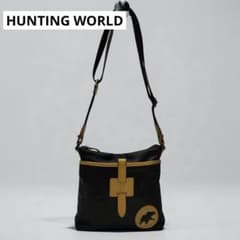 HUNTING WORLD 숄더백 블랙