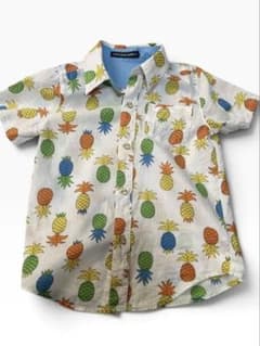 半袖シャツ　LITTLE BEAR CLUB 120cm パイナップル柄のサムネイル