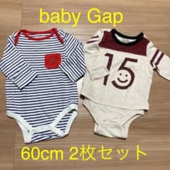 babyGAP 長袖ロンパース60㎝のサムネイル