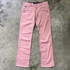 LOVELESS ラブレス ストレッチパンツ 82 ピンク どくろ