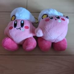 星のカービィ コックカービィ ぬいぐるみ マスコット 2点セット　カービィカフェのサムネイル