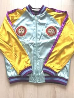 ヒグチユウコ スカジャン　月と太陽(リバーシブル) ヒグチユウコ スカジャン 月と太陽(リバーシブル) XL - メルカリ