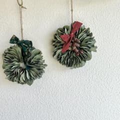 クリスマスリース 2点セット ユーカリリース ユーカリミルフィーユ