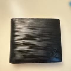 LOUIS VUITTON Epi Bifold Wallet, Black