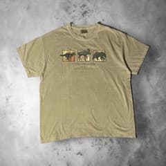 R*N様 90‘s~00’s GILDANアニマルプリントtシャツスーベニアフェのサムネイル