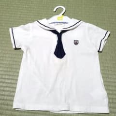 SENSE OF WONDER セーラー襟 半袖シャツ 100cmのサムネイル