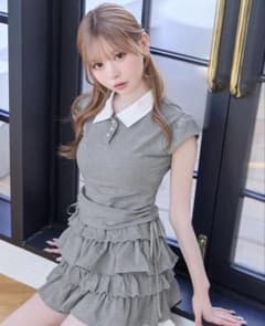ミシェルマカロン レースフリルスカートセットアップ