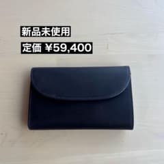 新品未使用 WHITEHOUSECOX S7660 三つ折り財布 ネイビー - メルカリ