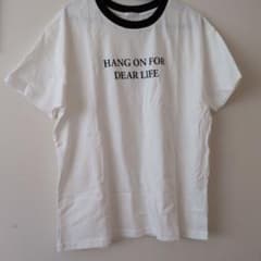 COLZA 半袖Tシャツ L ホワイト ブラック ロゴのサムネイル