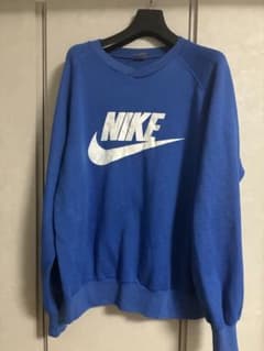 NIKE ロゴスウェット 青　90’s トレーナー 銀タグのサムネイル