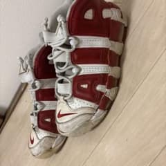 NIKE Air More Uptempo ホワイト レッド 26.5cmのサムネイル