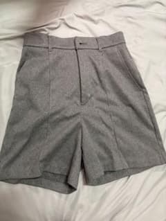 ヘリンボーン柄 ショートパンツ グレーのサムネイル