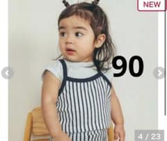 しまむら uru うる キャミ付きTシャツ 90 - メルカリ