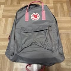 FJALLRAVEN KANKEN リュック グレー×ピンクのサムネイル