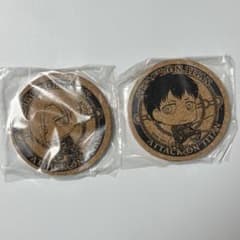 進撃の巨人 コルクコースター　4枚セット(ライナー、ベルトルト、アニ、ジャン)のサムネイル