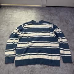 BACK NUMBER ボートネックニットセーター Lのサムネイル