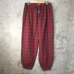B2955 헌옷 잠옷 바지 레드 그린 블루 블루 90s Y2K