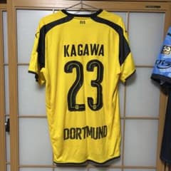 ドルトムント 香川真司 ユニフォーム 16/17 CL用 - メルカリ