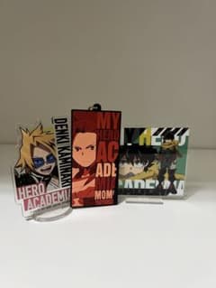 僕のヒーローアカデミア アクリルスタンド、ラバーストラップ 3種セットのサムネイル