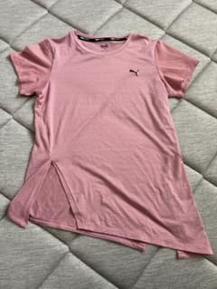 PUMA Tシャツ 半袖 ピンク スリット入りのサムネイル