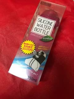 たためるシリコンボトル ピンクのサムネイル