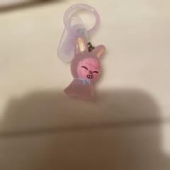 うさぎ着ぐるみ キーホルダー ピンクのサムネイル