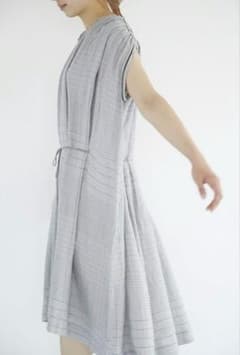 mina perhonen cahier 膝丈ワンピース　38サイズ mina perhonen cahier 膝丈ワンピース 38サイズ - メルカリ