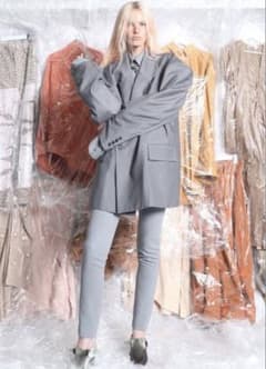 mikiosakabe グレー 2way変形ジャケット 1819aw - メルカリ